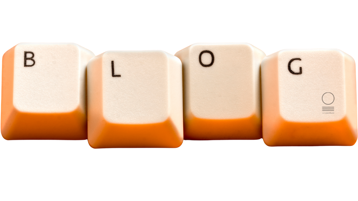 La palabra "BLOG" escrita en teclas de computadora.