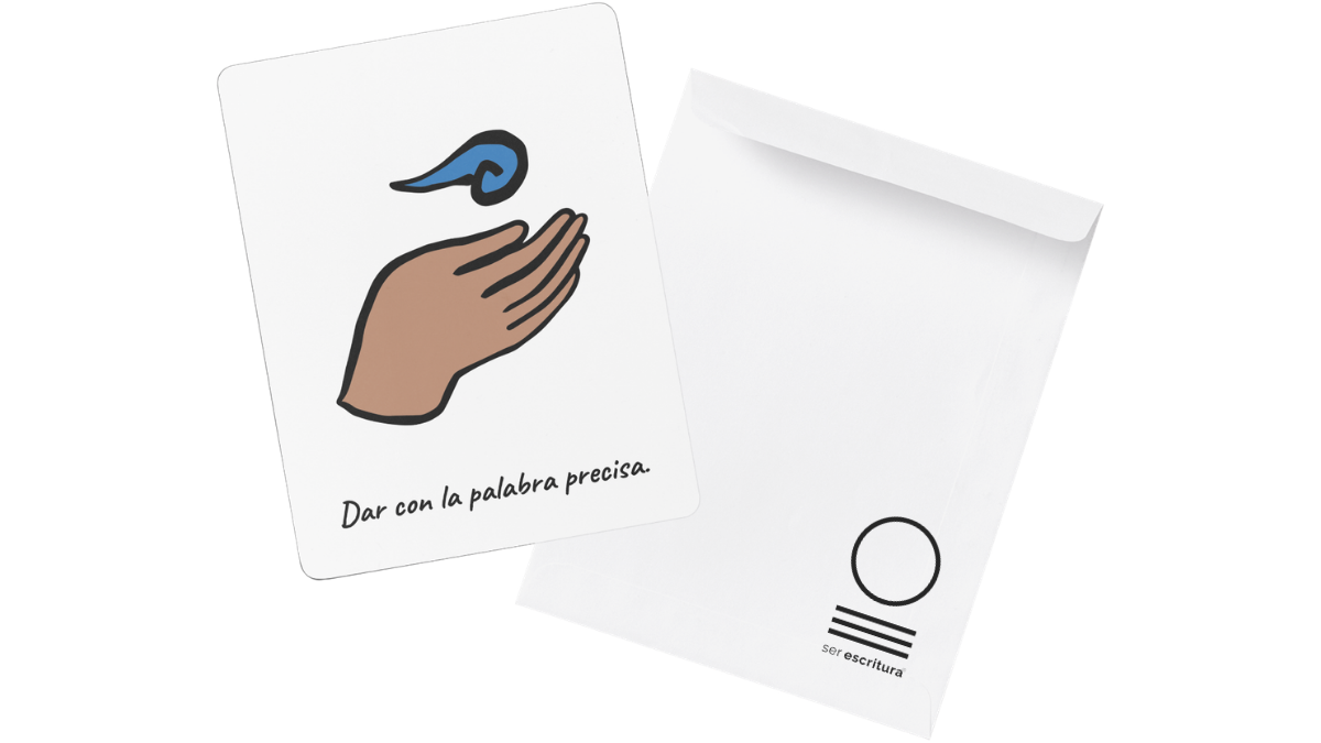 Postal conmemorativa del sexto año en la historia de Ser Escritura.